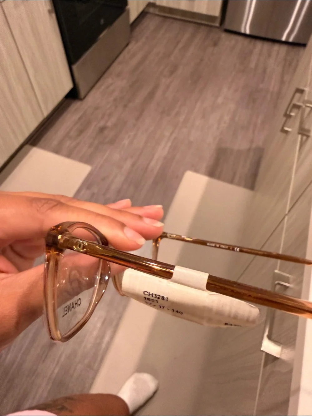 CHANEL Women's Tortoiseshell Brown Glasses